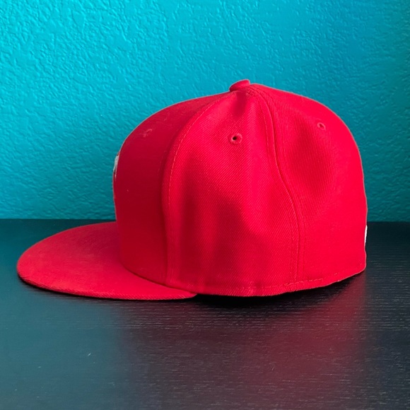 Los Angeles Angels Baseball Flat-bill Lids Hat ~ Size 7 1/4 - Picture 5 of 9